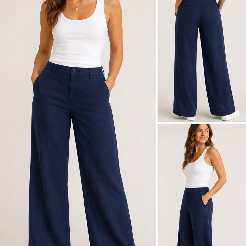 Bella-dahl Women's Navy and Blue Jeans